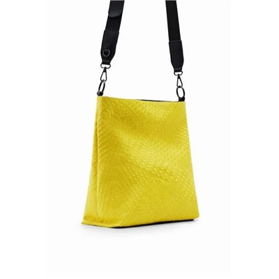 Bolso saco grande geométrico