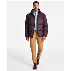 Tommy Hilfiger Men's Mixed-Media Puffer Jacket