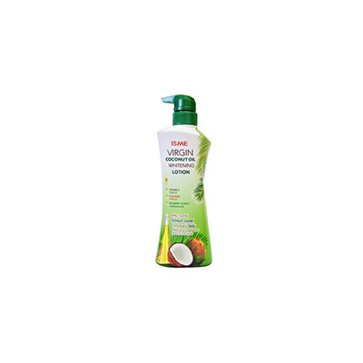 Осветляющий питательный лосьон для тела с кокосовым маслом ISME 400 мл / ISME Virgin coconut oil whitening lotion 400 ml