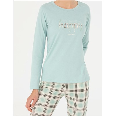 Mint Pijama Takımı