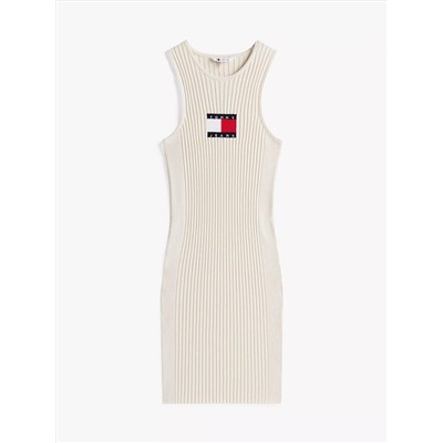 Tommy Jeans Ribbed Mini Sweater Dress