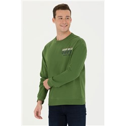 Erkek Yeşil Sweatshirt