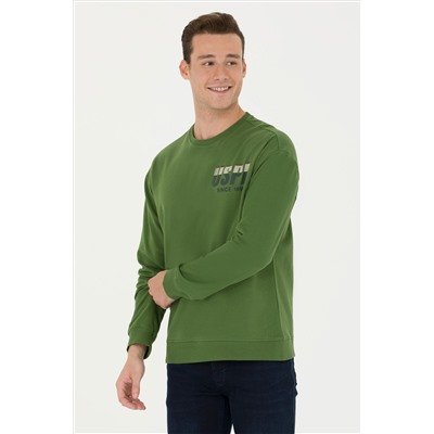 Erkek Yeşil Sweatshirt