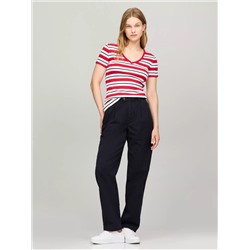 Stripe V-Neck Favorite T-Shirt