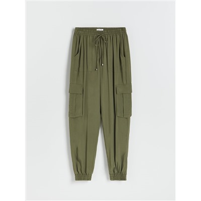Viscose rich joggers