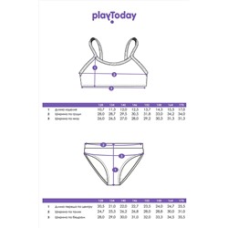Комплект (Купальник+Парео) PLAYTODAY, 1122188