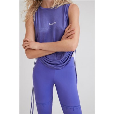 Leggings detalles flocados