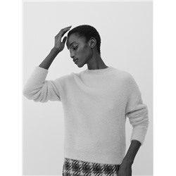 Pullover aus weichem Strickstoff