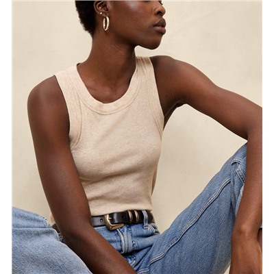 Ribbed Racer Tank