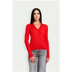 Jersey de lana Rojo