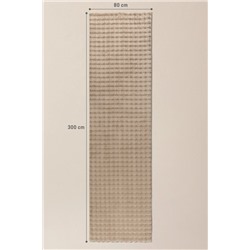 Vivre Bubble Halı - Bej - 80x300 cm