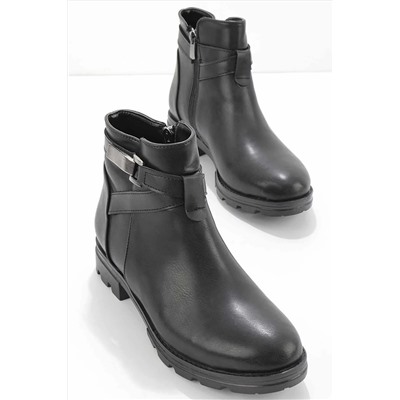 Bambi Siyah Kadın Bot & Bootie K02216011009