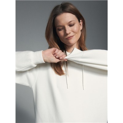 Kapuzenjacke aus Sweatjersey