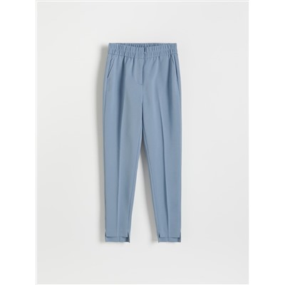 Zigarettenhose mit elastischem Bund