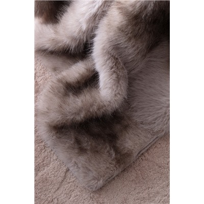 Allure Peluş Koltuk Şalı - Gri
