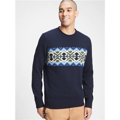 Fair Isle Crewneck Sweater