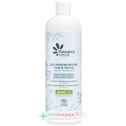 Fleurance Nature Gel Douche Neutre - Corps & Cheveux - BIO 500 ml