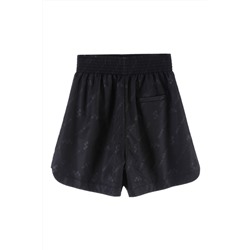 Short de tiro alto Negro