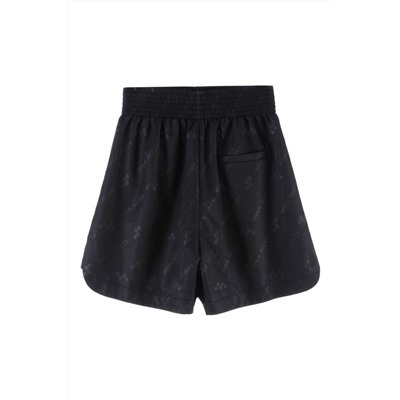 Short de tiro alto Negro