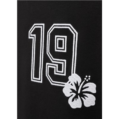 Camiseta crop estampada
