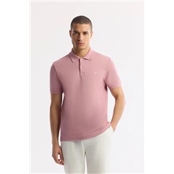 Avva, Erkek Gül Kurusu Polo Yaka Kırılmaz Yaka, Serin Tutan, Hızlı Kuruyan Pamuklu T-Shirt B001032