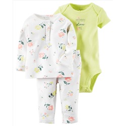 3-Piece Babysoft Bodysuit & Pant Set