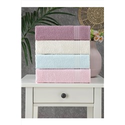 pamira PASTEL 4 LÜ EL & YÜZ HAVLU SETİ