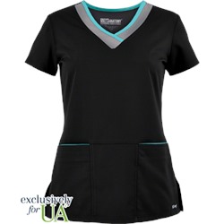 Grey's Anatomy Scrubs Active Modern Fit Color Block Top