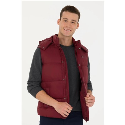 Erkek Bordo Yelek
