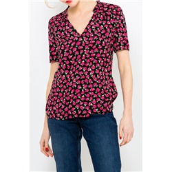 Blusa Rosa y negro