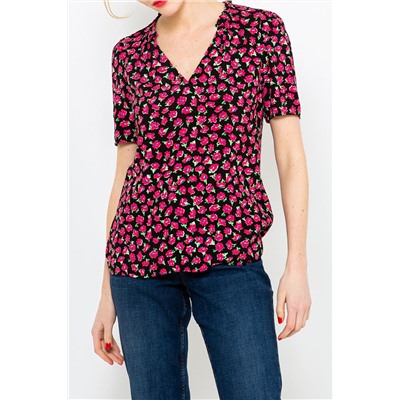 Blusa Rosa y negro
