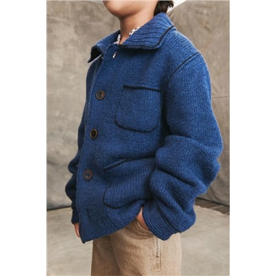 LIMITED EDITION REVERSIBLE NYLON KNIT CARDIGAN