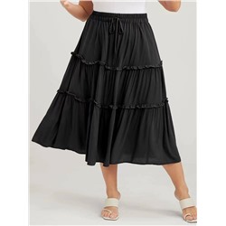 Юбка Plus Size в длине миди