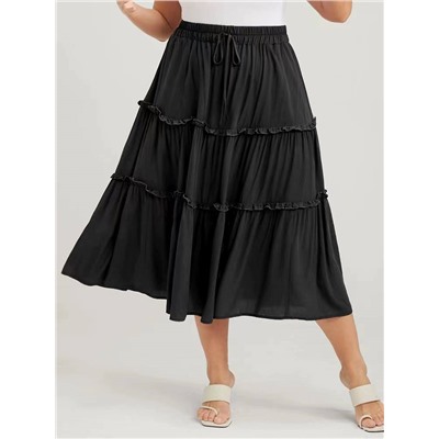 Юбка Plus Size в длине миди
