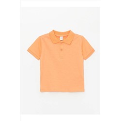 LC Waikiki, Mercan Polo Yaka Kısa Kollu Basic Erkek Bebek Tişört