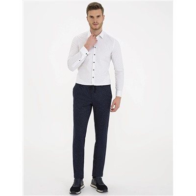 Haki Ex. Slim Fit Uzun Kollu Gömlek