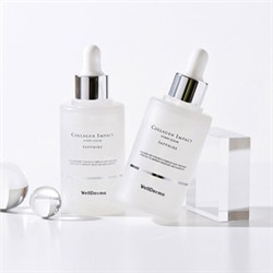 Collagen Beauty Care Serum & Roller Set, Набор из сыворотки с коллагеном и мини лифтинг роллера