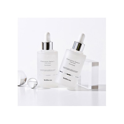 Collagen Beauty Care Serum & Roller Set, Набор из сыворотки с коллагеном и мини лифтинг роллера