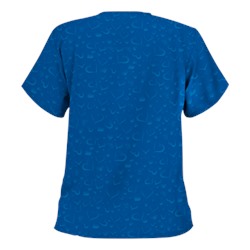 UA Forever Hearts Royal Print Scrub Top