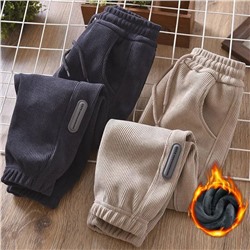 Утепленные брюки для мальчиков на флисе