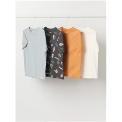 4-PACK OF ASSORTED SHORT SLEEVE T-SHIRTS
