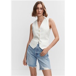 Bermudas vaqueras rotos decorativos
