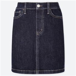 Girls ultra stretch denim skirt