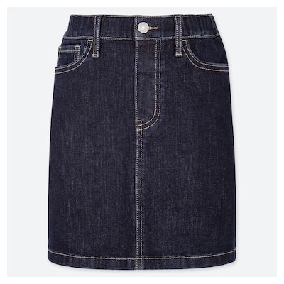 Girls ultra stretch denim skirt