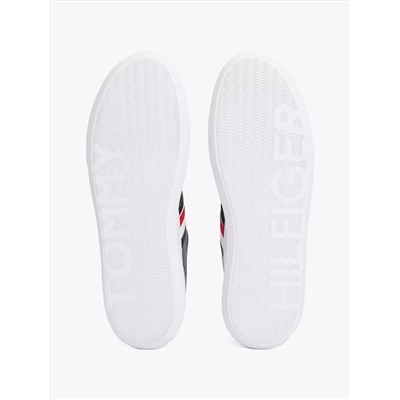 Stripe Leather Cupsole Sneaker