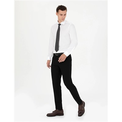 Siyah Ekstra Slim Fit Kumaş Pantolon