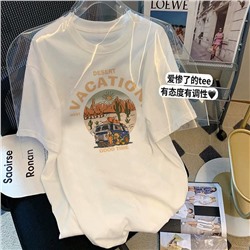 Хлопковая женская футболка