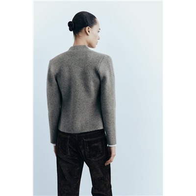 KNIT WRAP CARDIGAN