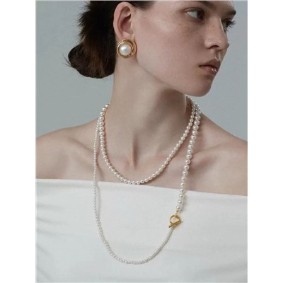 Сногсшибательное колье из жемчуга   Swarovsk*i