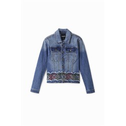 Chaqueta vaquera cenefas